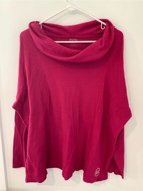 Michael Kors fuchsia pink turtleneck sweater
